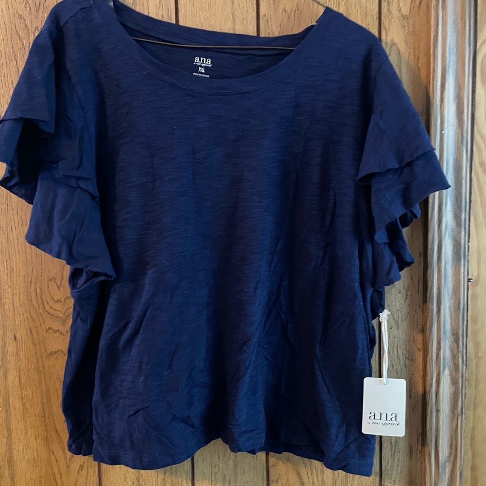 A.N.A womens  new navy crop top